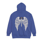 Angel Wings Hooded Sweatshirt for Relaxed Vibes, Unisex Hooded Sweater, Gift for Her, Casual Wear, Cozy Outfit