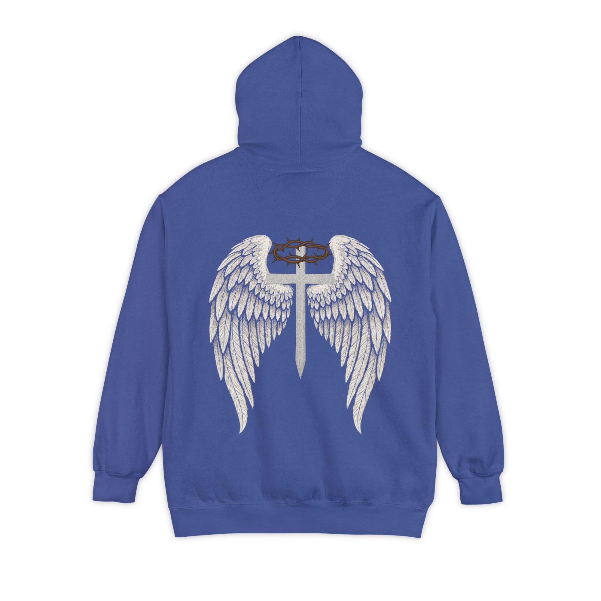 Angel Wings Hooded Sweatshirt for Relaxed Vibes, Unisex Hooded Sweater, Gift for Her, Casual Wear, Cozy Outfit