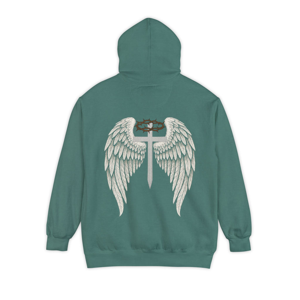 Angel Wings Hooded Sweatshirt for Relaxed Vibes, Unisex Hooded Sweater, Gift for Her, Casual Wear, Cozy Outfit