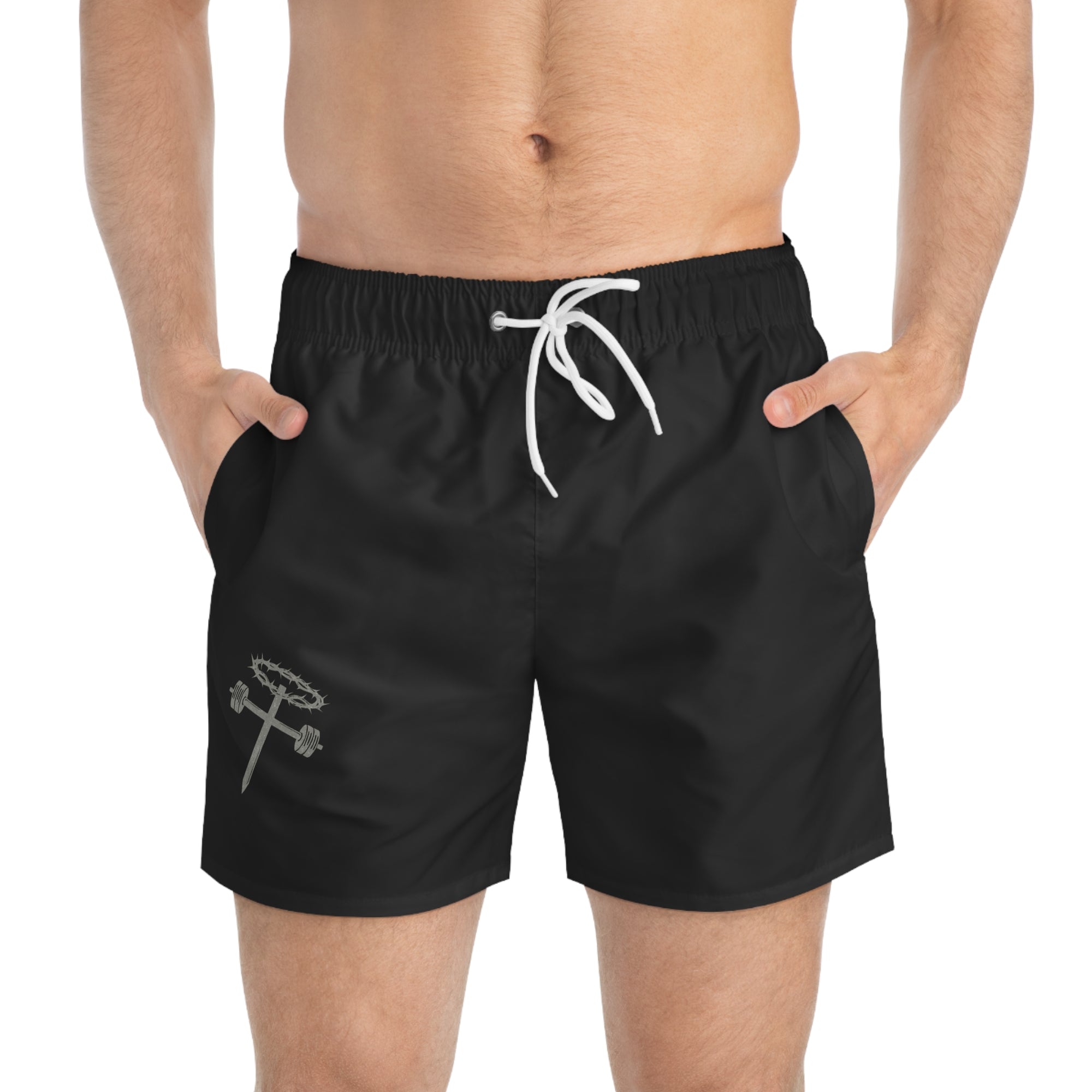 STRENGTH of THORNS—Hybrid Training 5” Shorts — Black