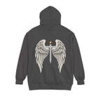 Angel Wings Hooded Sweatshirt for Relaxed Vibes, Unisex Hooded Sweater, Gift for Her, Casual Wear, Cozy Outfit